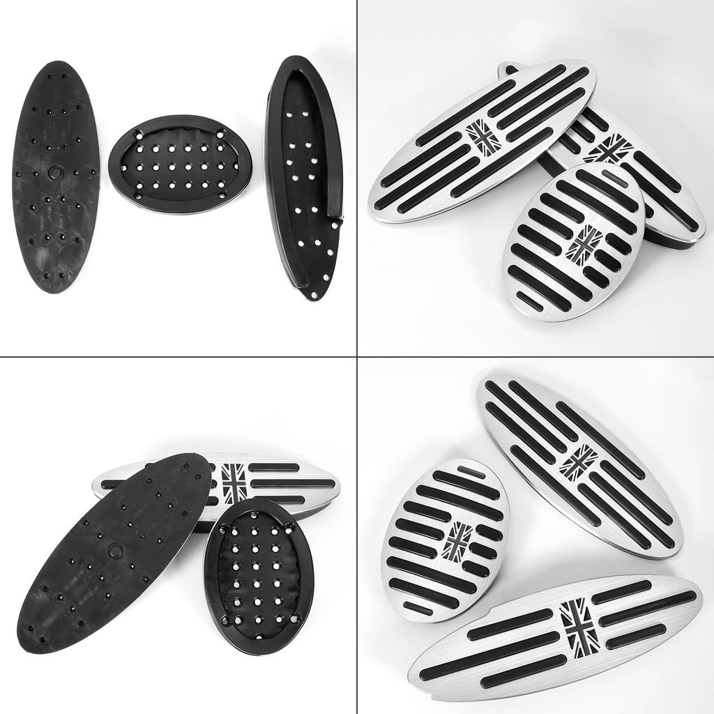 Koongloong BMW MINI Pedal Custom Aluminum Pedals for BMW MINI F54 F55 F56 F57 F60 R50 R52 R53 R55 R56 R57 R58 R59 R60 Interior Accelerator and Brake 3