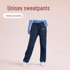 Calça de Moletom Unissex Estilo Europeu e Americano com Forro de Lã 2025