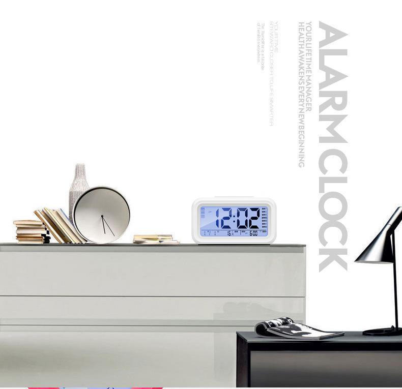 Multifunctional Smart Alarm Clock for Students and Children, Wake-Up Tool, Desktop Clock for Boys and Girls