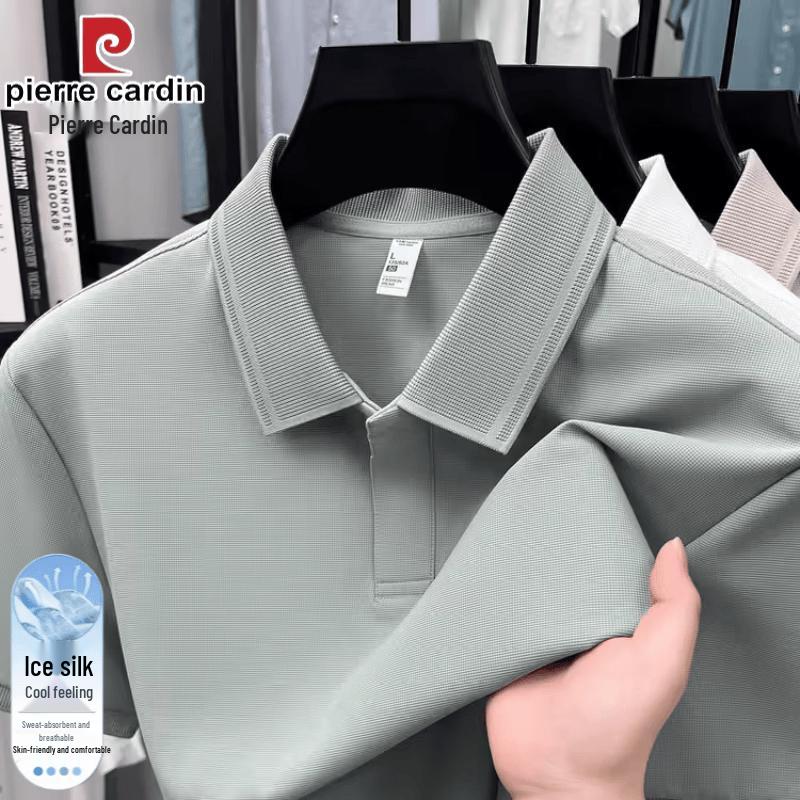 Pierre Cardin Men s Short Sleeve Lapel Polo T-Shirt XL