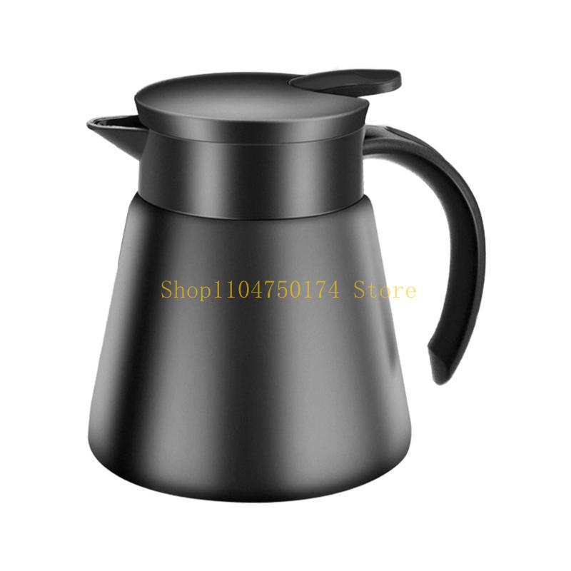 680/880ml Stainless Steel Double Wall Vacuum Flask Insulated Coffee Pots Milk Teas Jug Kettle top sale