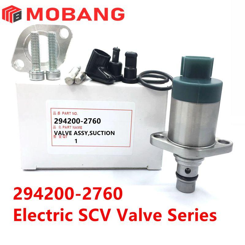 

Fuel Pump Suction Control Valve (Common Rail SCV Valve) 294200-2760 / 2942002760 for Mitsubishi L200 4D56, Isuzu D-Max | Compati чорний