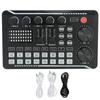Live Sound Card Bluetooth Noise Reduction Voice Changer Sound Mixer Podcast Equipment for Streaming Podcasting Gaming