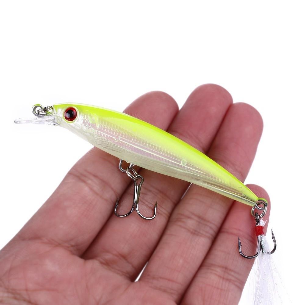 10pcs/box With Box Simulation Fish Lures 9cm/8g Fishing Lures Kit  Fishing Accessories