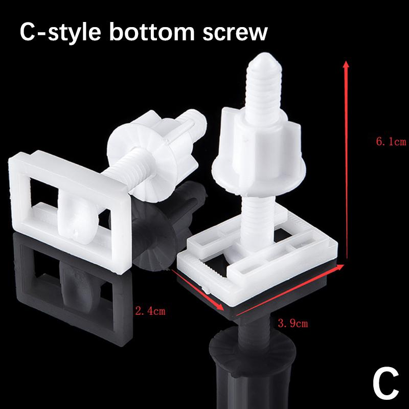 Toilet Lid Hinge Repair Bolts Accessories Screws Washers Set Universal Replacement Toilet Lid Set Screws
