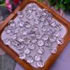 Clear White Crystal Pumpkin Beads for DIY Bracelets & Charms
