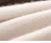 Women's 100% Pure Wool V-neck Cardigan with Side Buckle - Autumn/Winter Long-Sleeve Knit Top