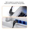 Cat6A Ethernet Cable 10Gbps 500MHz 360 Degree Rotatable Cat6A Networking Internet Lan Cord for PC Routers RJ45 Cable
