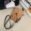 Simple Drawstring Messenger Bag Casual Shoulder Bag Trendy Outdoor Mobile Phone Bag Bundle Mouth Personalized Lightweight Bucket Bag