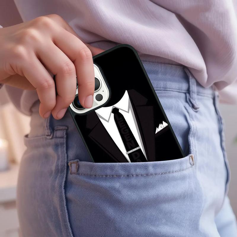 Suit Up Tie Phone Case For iPhone 17 Air 15 16e 14 13 Pro Max Coque 12 11 Pro Max PLUS cover