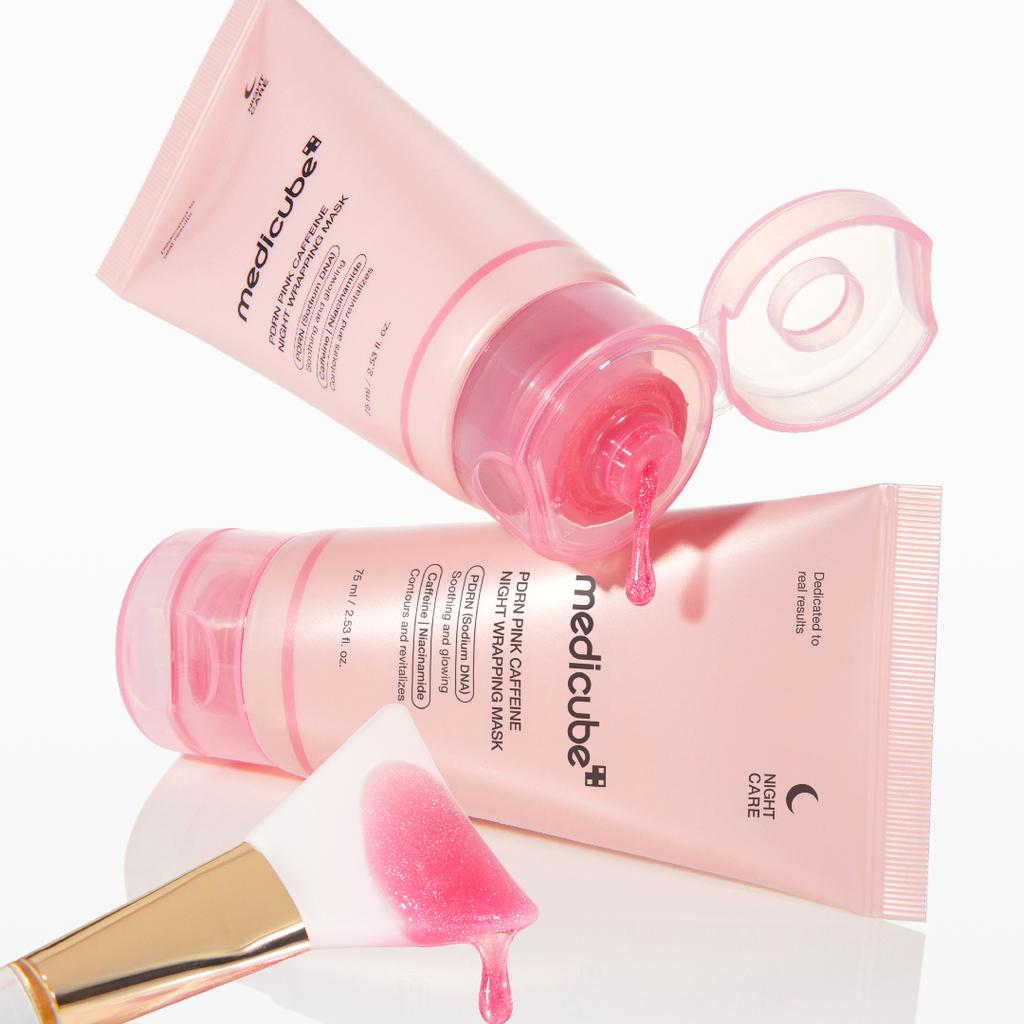 Medicube PDRN Pink Tone-Up Wrapping Mask 75ml Duo Set
