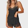 2025 Women's Summer Lace Suspender Pajama Set - Two-Piece