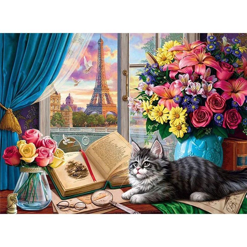 

5D DIY Алмазная картина Улица Новое поступление Архитектура Пейзаж Алмазная вышивка Распродажа Ручная работа Новогодний подарок Full Round 20x25CM