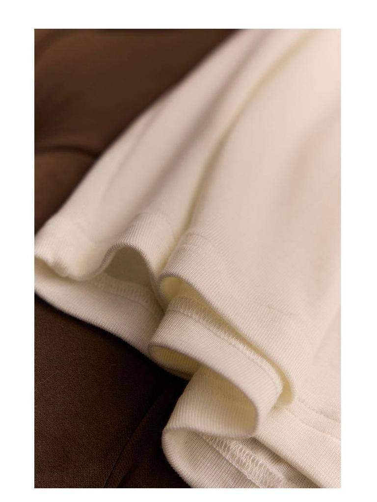 Tanglecel Tencel Silk Elastic Round Neck Short Sleeve Mulberry Silk T-Shirt for Spring & Summer