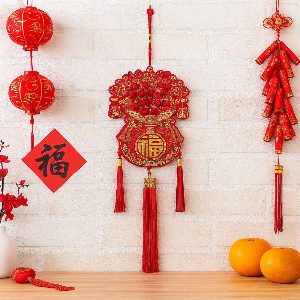 With Tassels Fu Character Hanging Pendants Traditional Chinese New Year Decor  New Year Gift