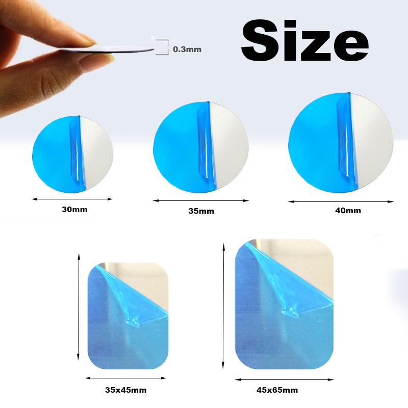 1/5/20Pcs Magnetic Metal Plate for Magnetic Car Phone Holder Round Square Iron Sheet Sticker Mobile Tablet Magnet Holder Mount