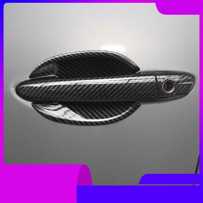 Carbon Fiber Chrome Car Door Handle Cover Decor Trim For Mazda Cx-5 Cx5 CX 5 2012-2022 Styling