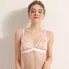 Silk Small Chest Flat Chest Special Bra Ultra-thin Thin French Rimless Triangle Cup Mulberry Silk Underwear