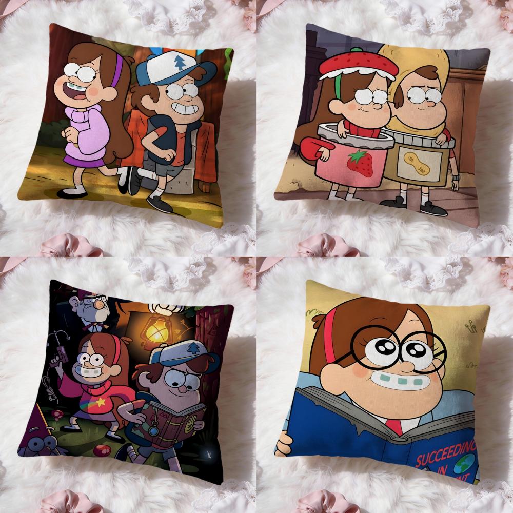 g-gravity falls Cushion Cover Premium Comfort Reversible Pillow Cove -Two in One Design for Any Room & Car Interior
