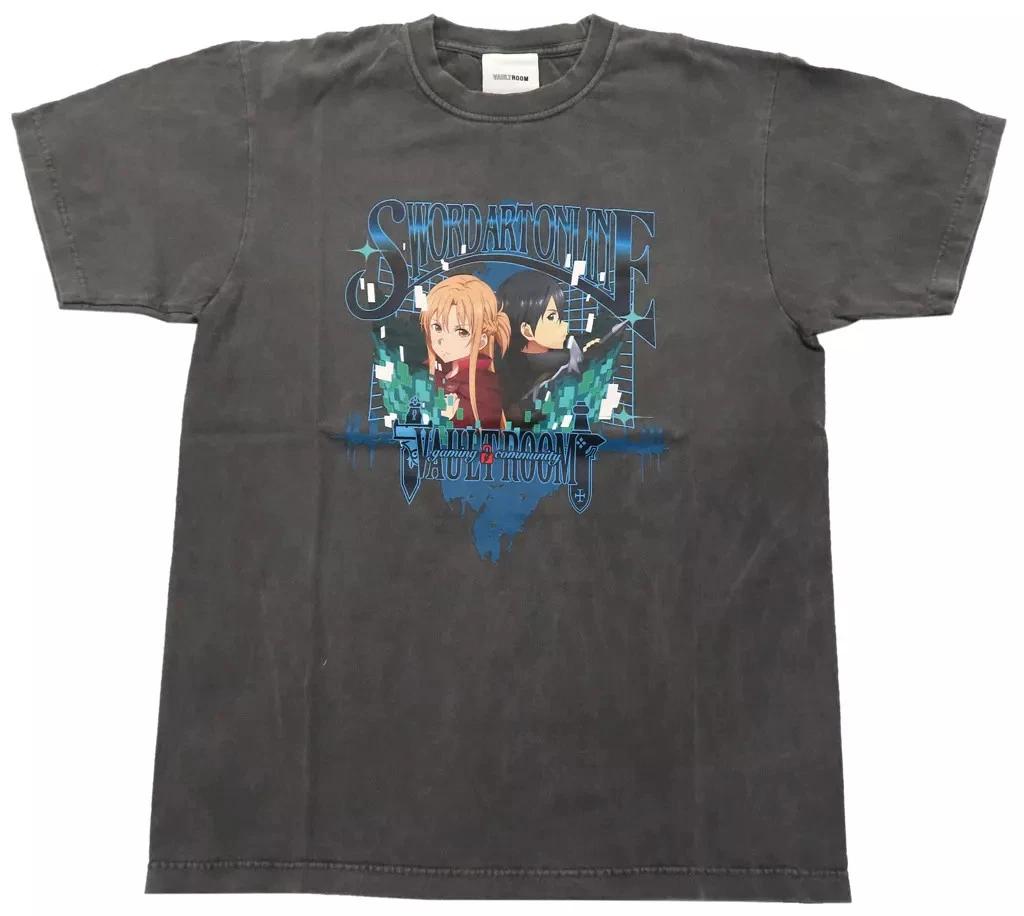 vaultroom Sword Art Online Kirito Asuna T T-Shirt Charcoal M Tee S