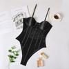 Sexy Lingerie for Women Mesh Erotic Babydoll Bodysuit With Chain Straps Teddy Erotic Dress for Sex Lenceria Costumes 1180