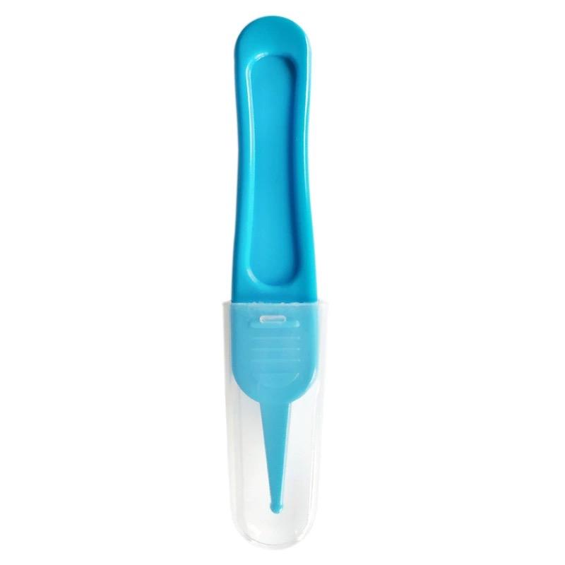1/3Pcs Baby Ear Nose Navel Clean Tools Infants Safety Tweezers Cleaning Forceps Plastic Nasal Cavity Care Round Head Clamps Set
