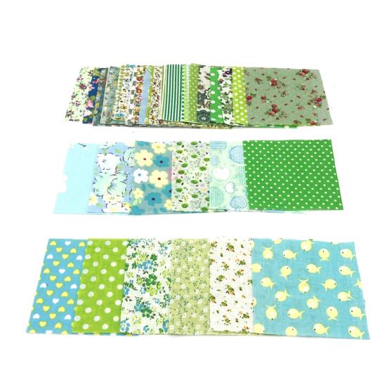 50 szt. 10x10 cm kwiatowy patchwork bawełniany materiał zwykły materiał do samodzielnego szycia pikowania