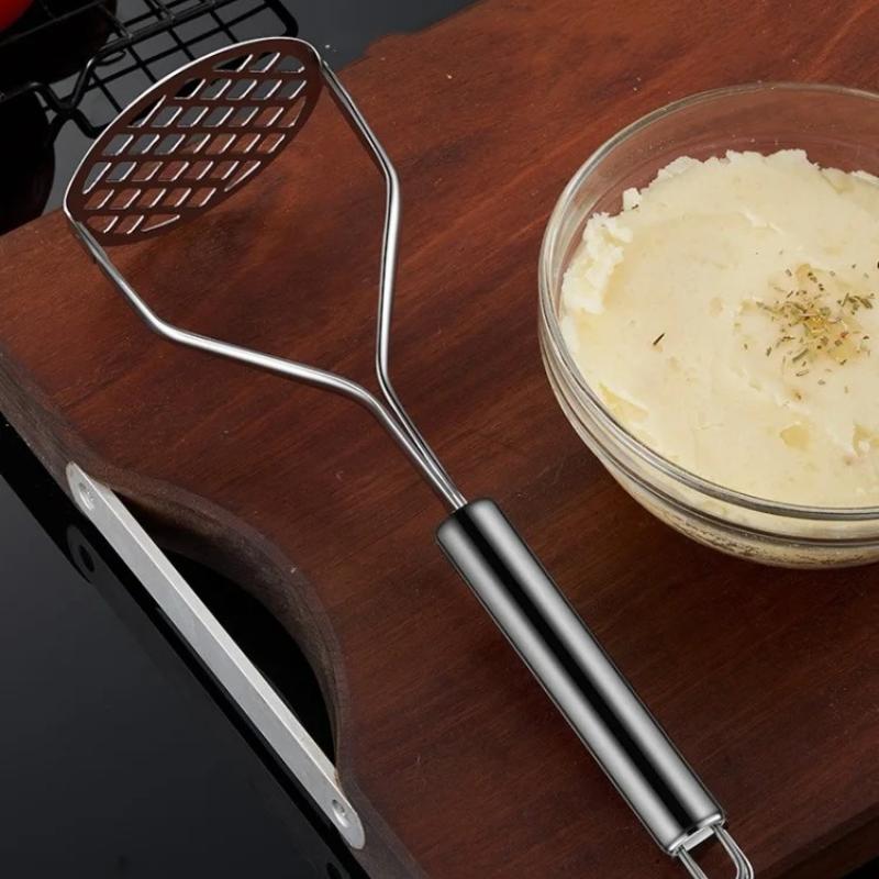 Kitchen Gadget Creative Mud Press Masher Puree Juice Maker Stainless Steel Potatoes Crusher Pusher Fruit Tools Cocina Cozinha