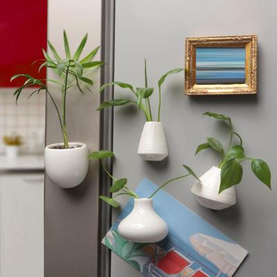 Mini Keramikvase Kühlschrankmagnet Zuhause Büro Küche Spind Kühlschrank 3D Miniatur