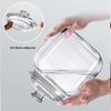 Airtight PC Plastic Storage Jar for Tea & Dry Goods