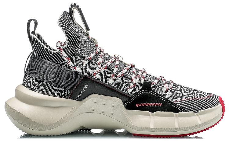 Li Ning New York Fashion Apparel Week Runway Collection, Essence 2.3 Low Top Casual Shoes Women's Black White AGBP092-8