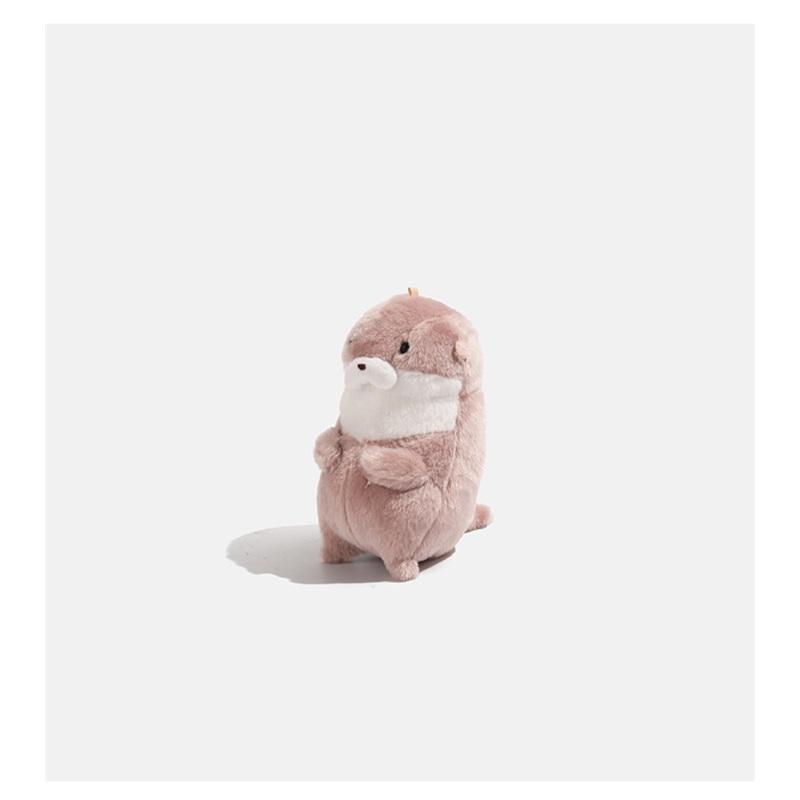 Cute little otter playing keychain puppet doll bag pendant Li Can's same plush toy cute gift