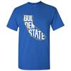 Golden State Basketball State Outline Unisex T-Shirt - Royal
