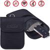 Wisdompro RFID Key FOB Protector for Car Key Signal Blocking, WP4697 Faraday Bag for Anti-Hacking, Anti-Theft Pouch