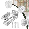 Hardware Repair Tool Kit Bi Fold Door Hardware Set with Top and Bottom Pivots Replacement Guide Wheel Bifold Closet