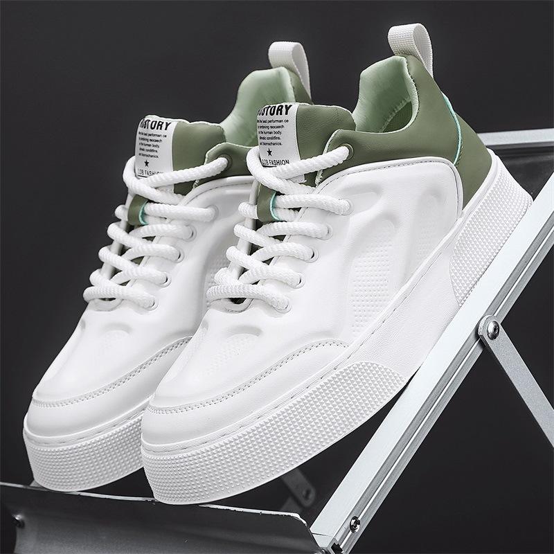 Fashion Spring Summer Fashion Sneakers Man High Quality Breathable Soft Sole Casual Board Shoes Men's Lace-up Platform Vulcanized Shoes