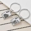 Creative Poker Stainless Steel Keychain Cool Stylish Design Fashion Bag Pendant Practical Personality Gift