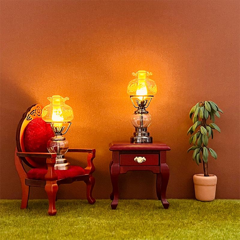 1:12 Puppenhaus Miniatur Led Licht Kerzenhalter Lampe Schreibtisch Lampe Hause Beleuchtung Modell Möbel Dekor Spielzeug Puppe Haus Zubehör