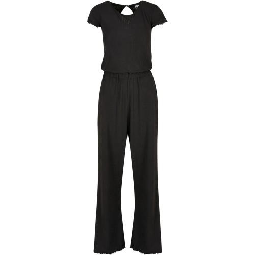 

Urban Classics Womens/Ladies Ribbed Wide Leg Jumpsuit темний колір taupe