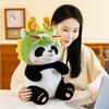 Hat Panda Dragon Plush Toy Animal Stuffed Doll Kids Gift Decoration Bedroom