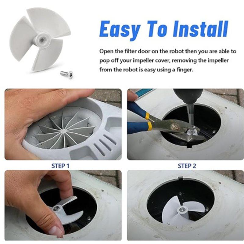A58Z RCX11000 For Pool Cleaners RC9990A Pool Cleaner Replacement Parts Pool Cleaner Impeller Replacement