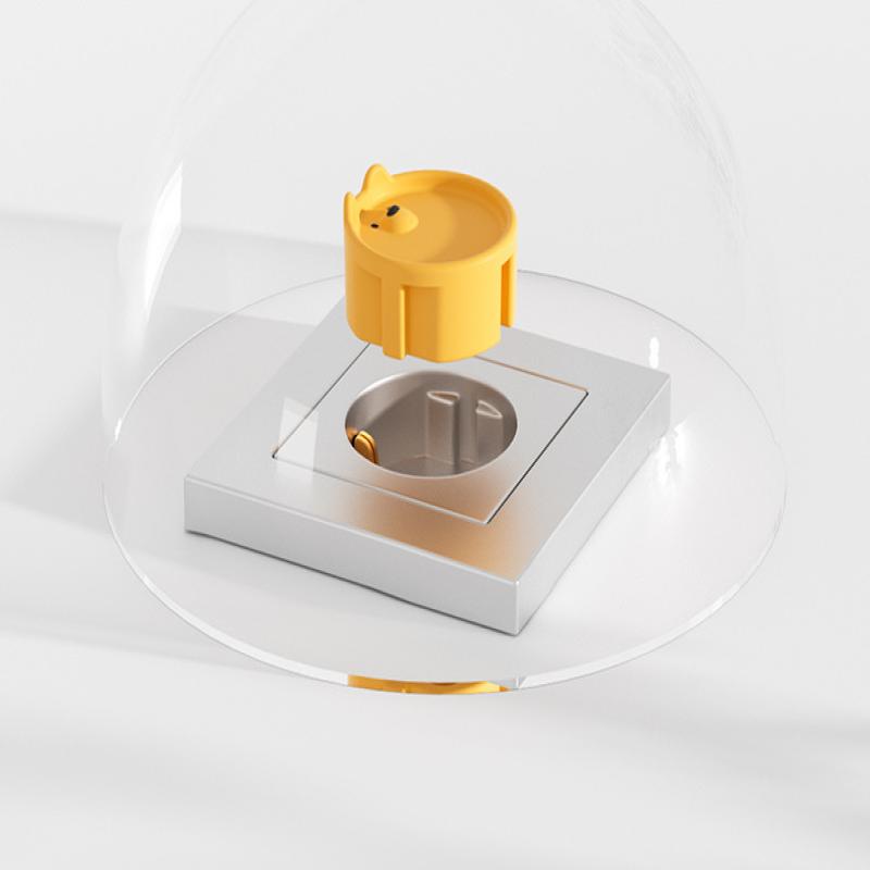 Protecție de Siguranță Electrică pentru Bebeluș Copil din Silicon, Protecție Anti Șoc Electric, Protecție pentru Prize, Standard European