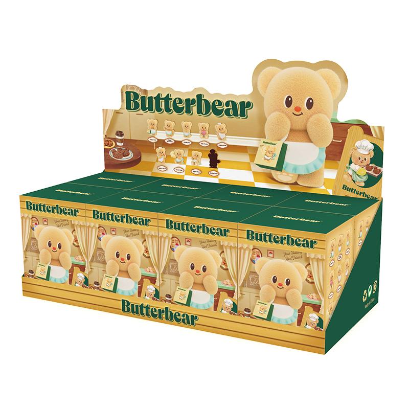 FUNISM Genuine ButterBear Blind Box on Business Days Cute Decorative Items Happy Operating Full of Love Baking Master Figurines