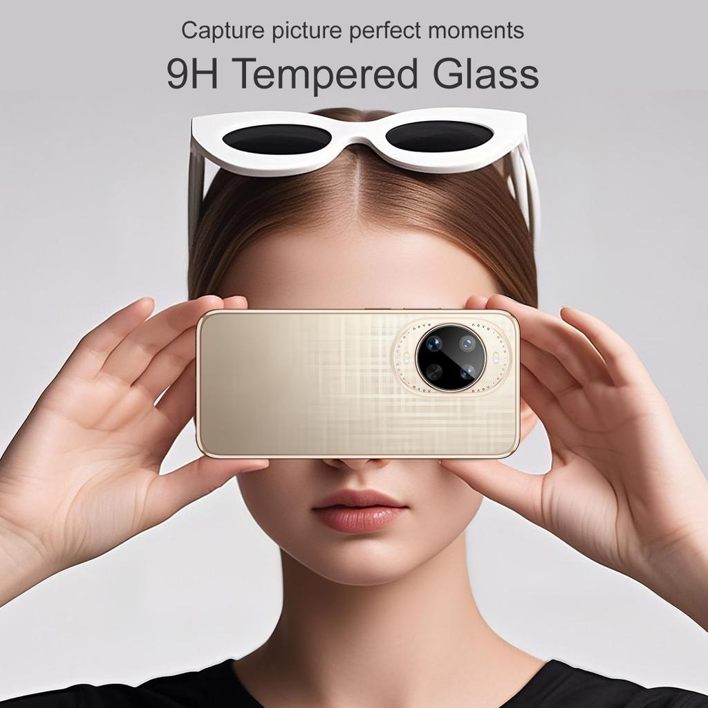 Für Huawei Nova 14 Ultra Pro Glas IMAK High Definition Glas Linsenfolie Schwarze Version