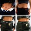 Versatile Love Waist Chain Women's Casual Waist Chain Wax Line Pull Flannel Waist Chain
