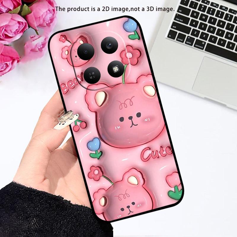 Para Xiaomi Redmi Note 15 4G 5G Funda TPU Silicona Suave Funda de Teléfono Para Redmi Note15 Pro 4G Cubierta Protectora de Cámara Dibujos Animados Capa Funda