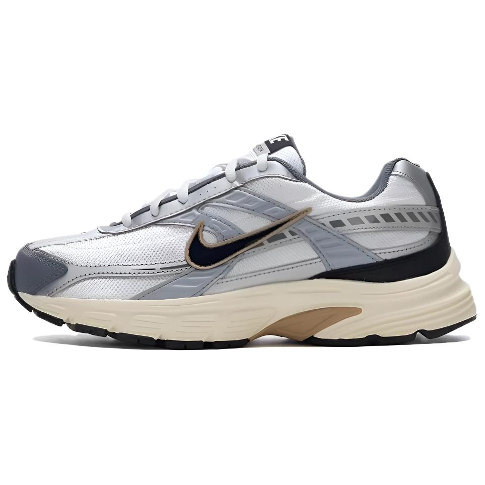 Nike Initiator Abrasion Resistant Low Top Casual City Commuting Running Shoes Men's Beige Red IO7609-101(Team1957-LD)