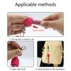 High Quality Practical Silicone Keychain Cap Portable Durable Holder Keychain Compatible For Lip Balm Lipstick Storage Cap
