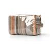 Imitation Straw Weave Pattern Portable Cosmetic Bag Waterproof Large Capacity Travel Toiletry Organizer Smooth Zipper