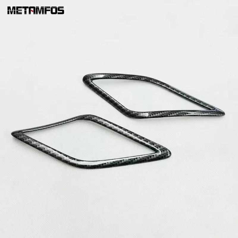 For MG Zs SUV 2017 2018 Carbon Fiber Window A Pillar Speaker Loudspeaker Cover Trim Interior Accessories